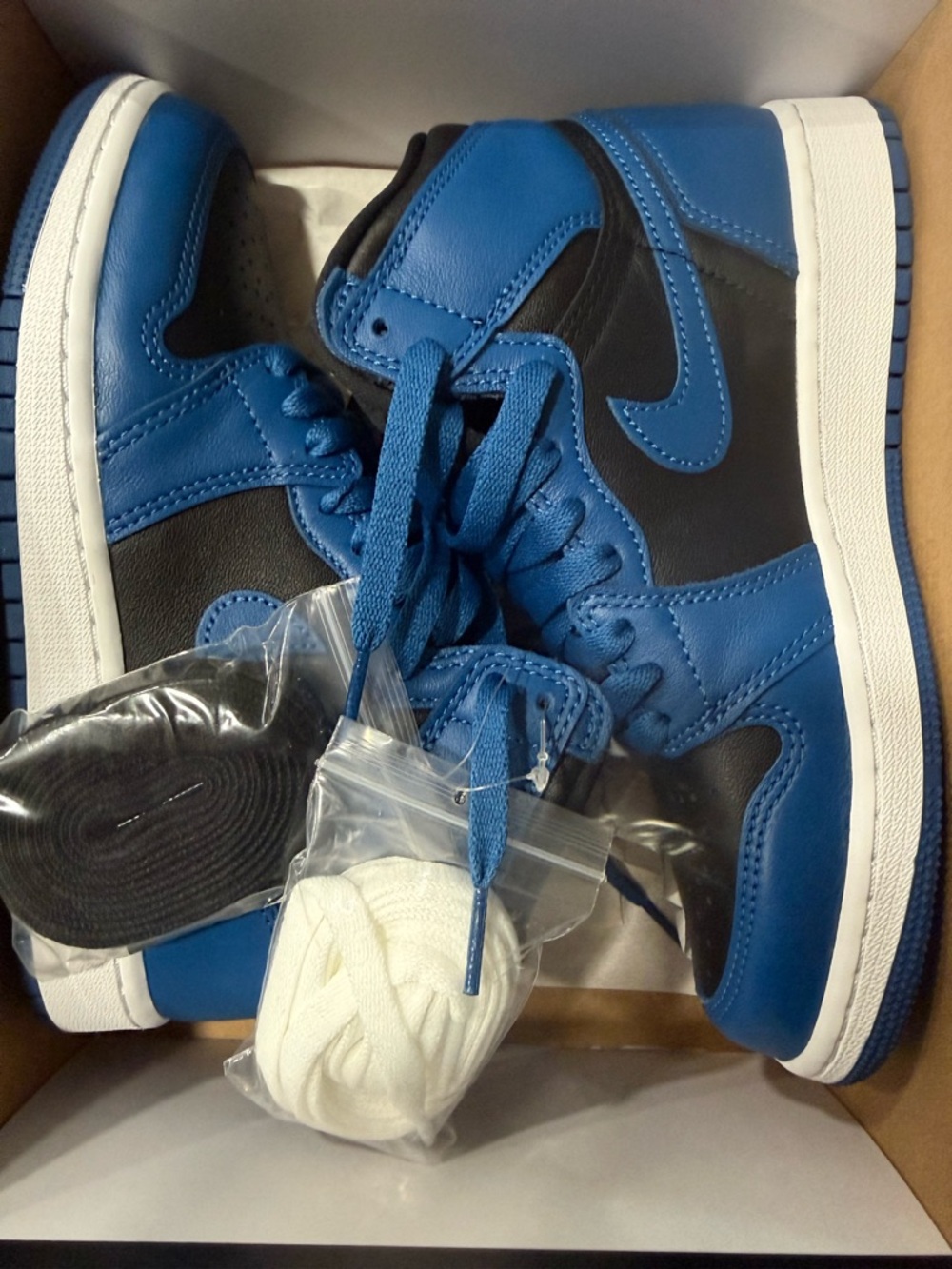 Nike Jordan 1 DK MARINA BLUE/BLACK-WHITE
